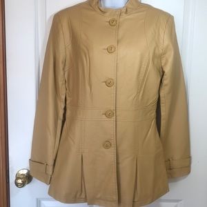 Judy Crowell Faux Leather Jacket